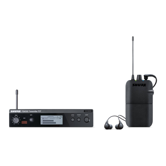 Shure PSM300 User Manual