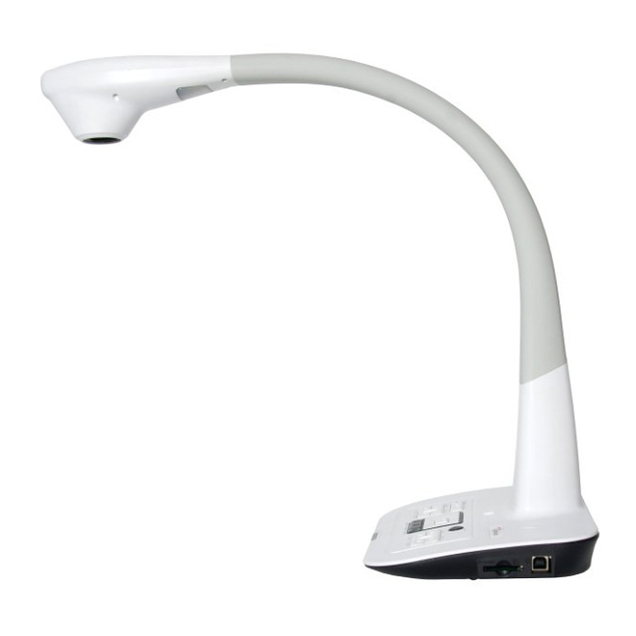 Optoma DC350 - 5MP Document/Video Visualiser Quick Guide