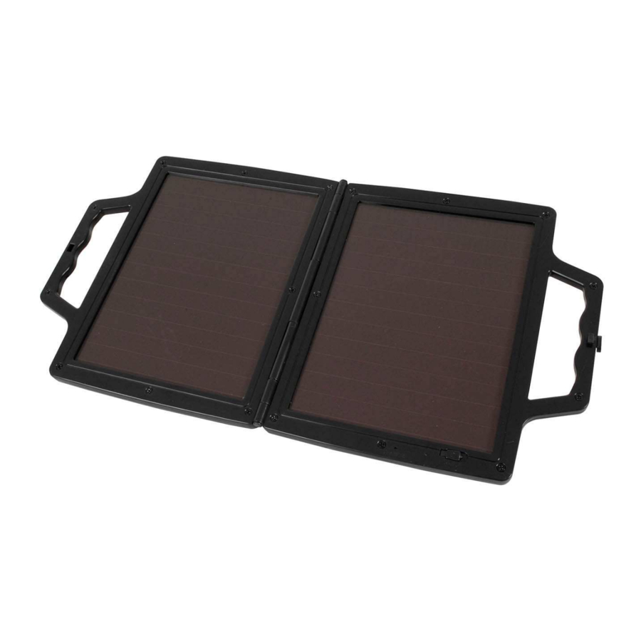 PowerTech ZM9037 - Briefcase Amorphous Solar Charger Manual