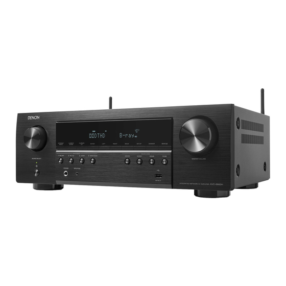 Denon AVR-S670H Quick Start Manual