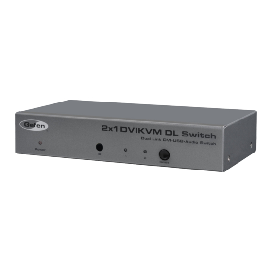 Gefen EXT-DVIKVM-241DL User Manual