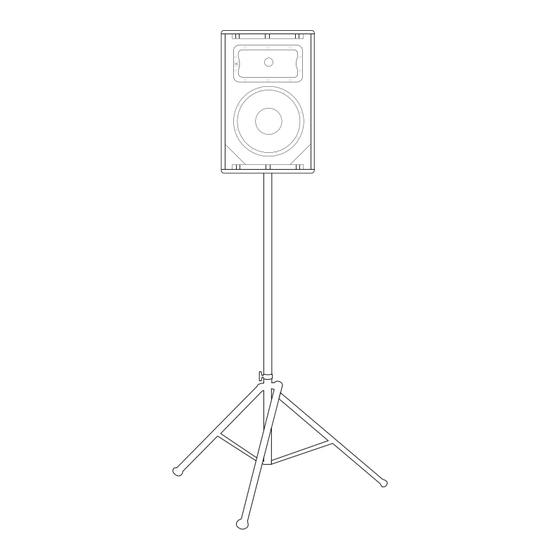 JBL SRX812P Quick Start Manual