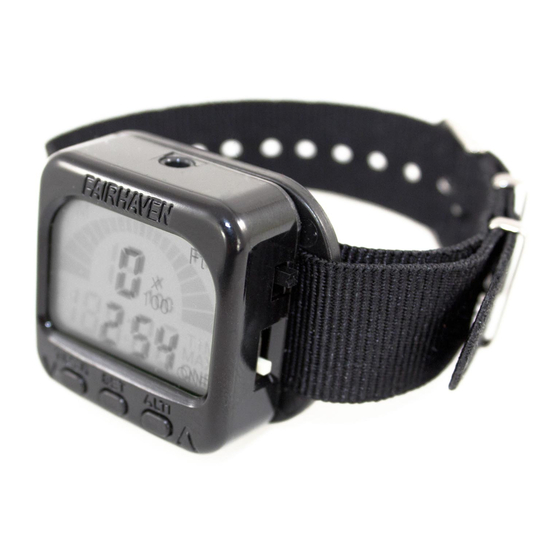 Fairhaven Micro Alti Vario Plus Manual