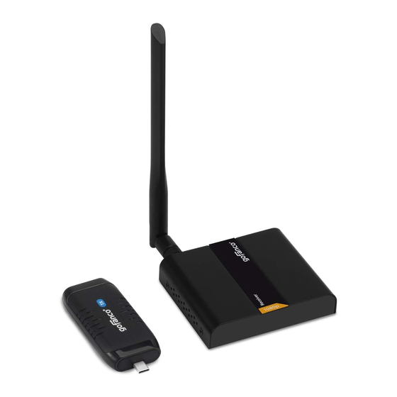 User Manuals: gofanco USBCwireless HDMI Extenders