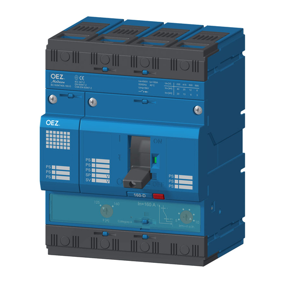 OEZ BC160NT405 Series Instructions For Use Manual