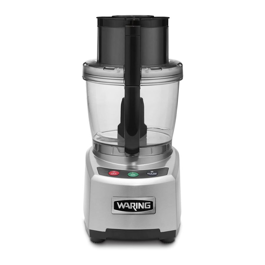 Waring WFP16S Manual