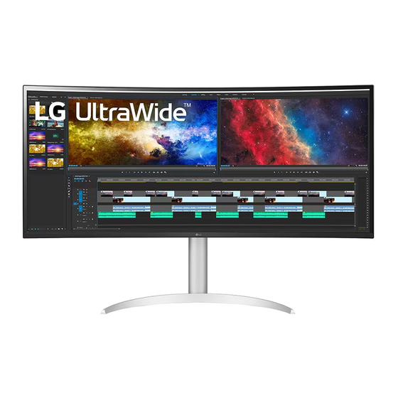 LG 38WP85C Curved UltraWide Monitor Manuals