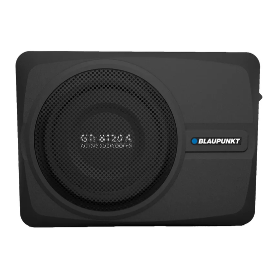 Blaupunkt GTr 8120 A Operating And Installation Instructions
