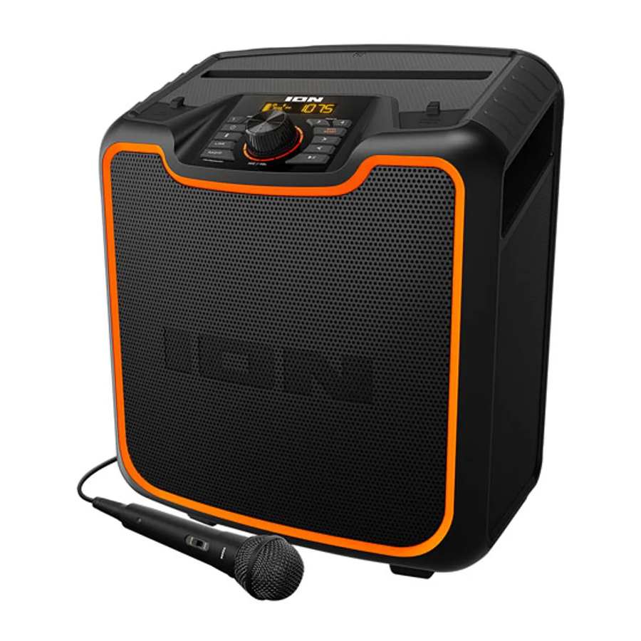 Ion Sport XL iPA130 - Bluetooth Speaker Quick Start Guide