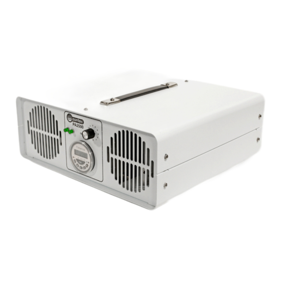 zontec PA2500 Operating Instructions