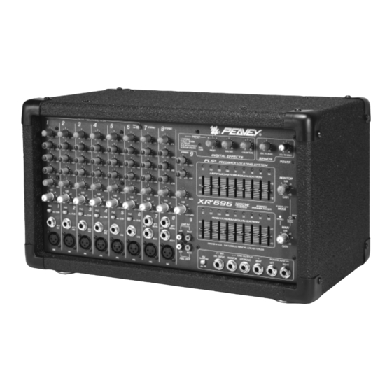 Peavey XR 696 Operating Manual