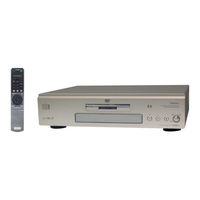 Sony DVP-NS999ES - Es Dvd Player Service Manual