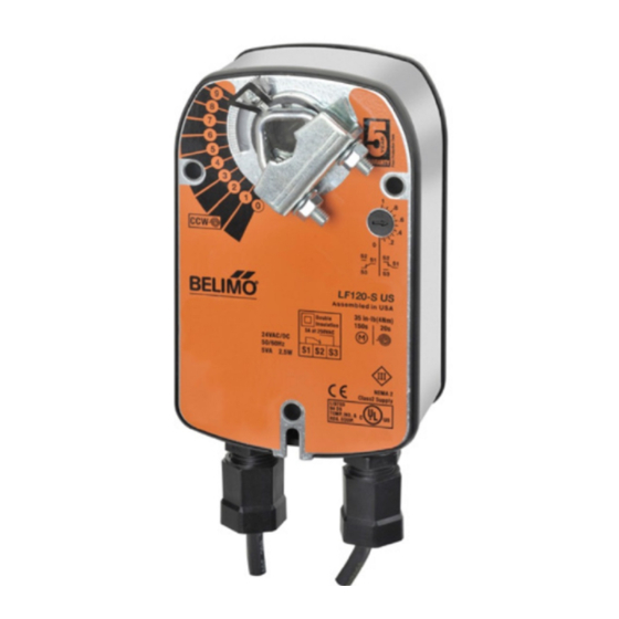Belimo LF120 US Technical Data Sheet