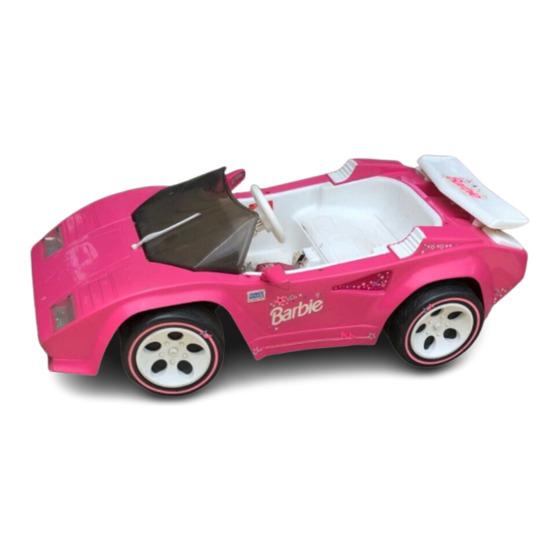 Fisher-Price POWER WHEELS Barbie Lamborghini 78580 Owner's Manual