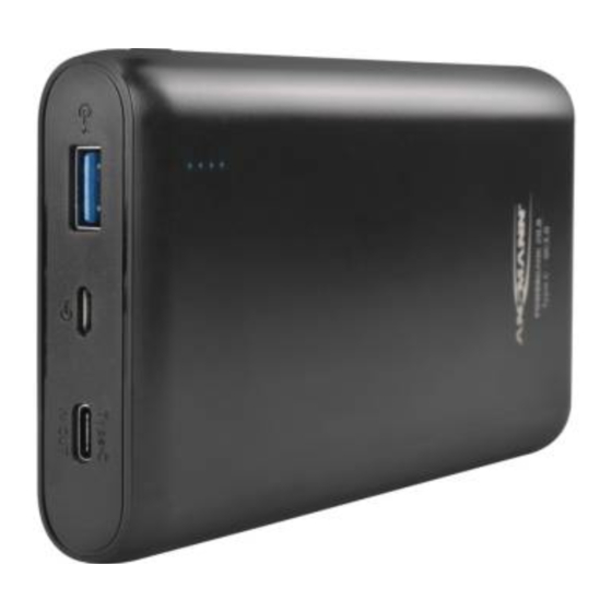 ANSMANN POWERBANK 20.8 TYPE C Manual