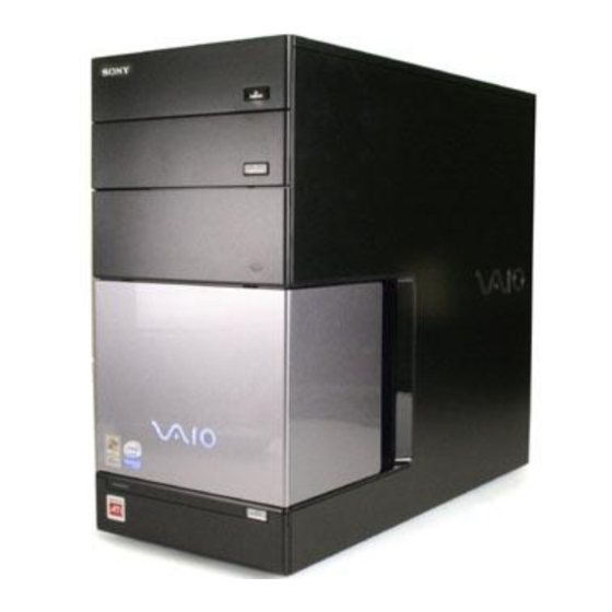 Sony VGC-RC210G Specifications
