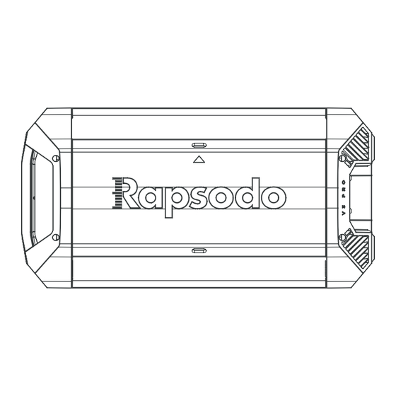 Rapsodo PRO 3.0 User Manual