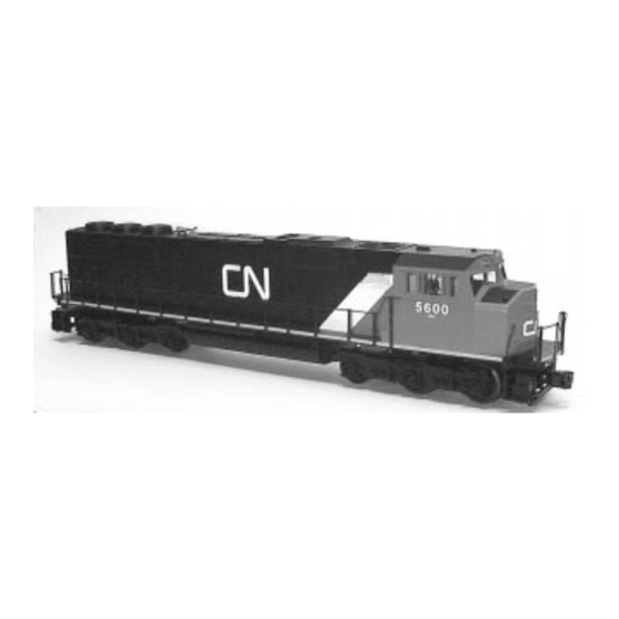 MTHTrains MTH SD-70 Operating Instructions Manual