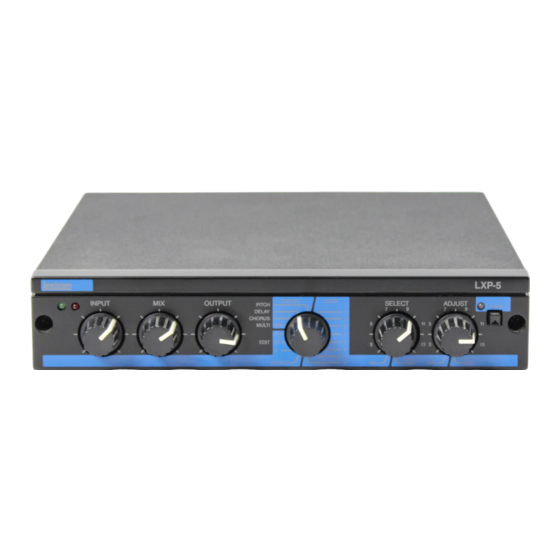 Lexicon LXP-5 Service Manual