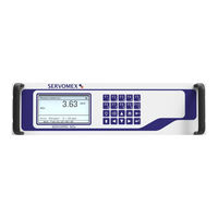 Spectris SERVOMEX SERVOPRO NOX Quick Start Manual