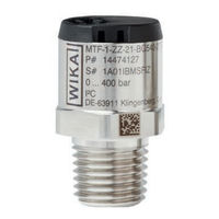WIKA MTF-1 Installation Instructions Manual