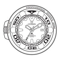 Citizen Promaster 1000M Professional Diver Manual