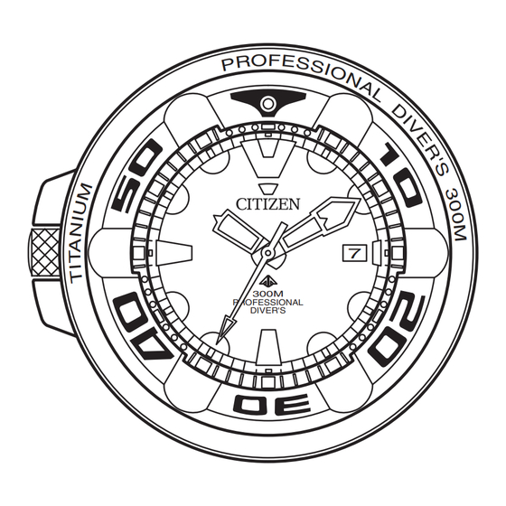 Citizen BJ8050-08E Manual