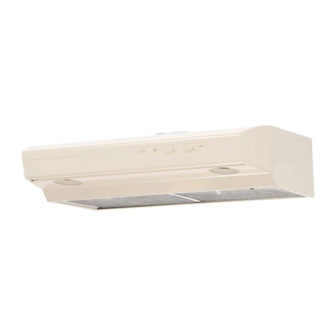 NuTone Allire WS1 Series Instructions Manual