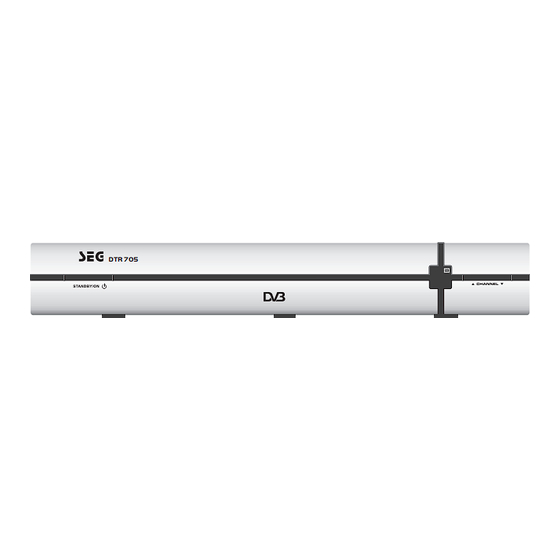 Seg DTR 705 User Manual