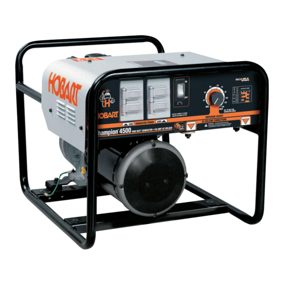Hobart AC Generator/AC Welder Champion 4500 Specifications