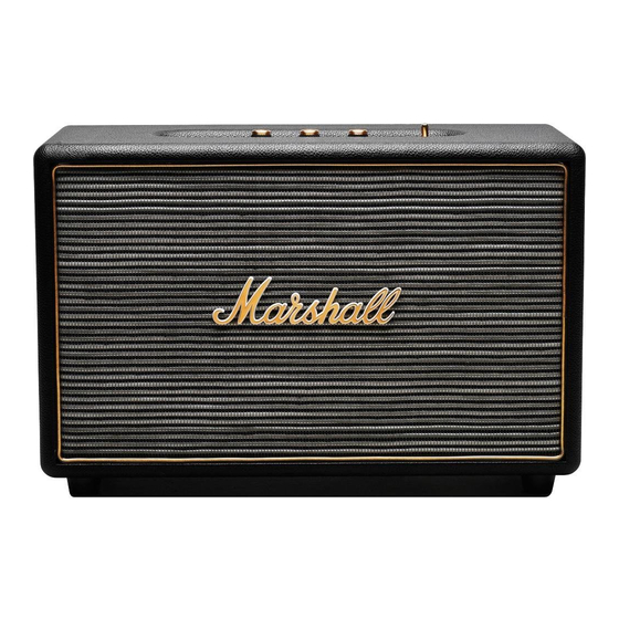 Marshall Amplification Hanwell User Manual