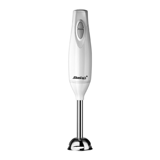 Steba MX 15 Instructions For Use Manual