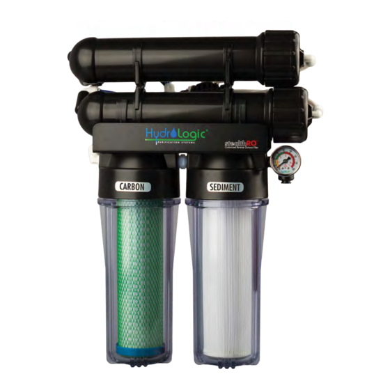 HydroLogic stealthro300 User Manual