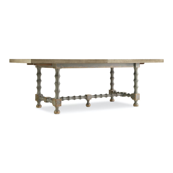 Hooker Furniture 5805-75200T-85 Assembly Instruction