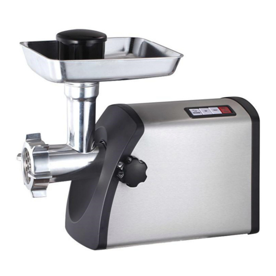 Homegear Meat Grinder Quick Start Manual