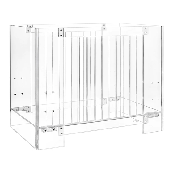 Nursery Works VETRO MINI CRIB Instruction Manual