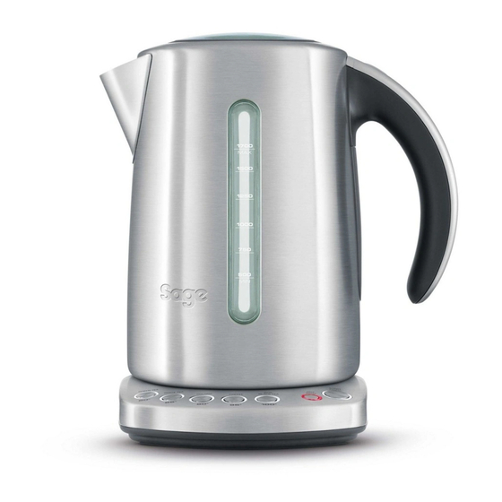 Sage the Smart Kettle SKE825 Quick Manual