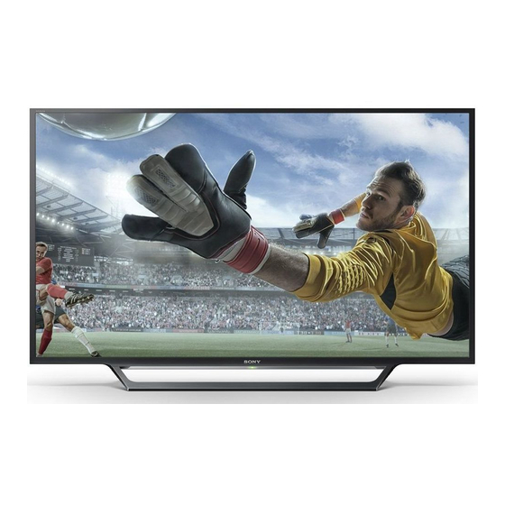 Sony BRAVIA KDL-32RD43 Series Operating Instructions Manual