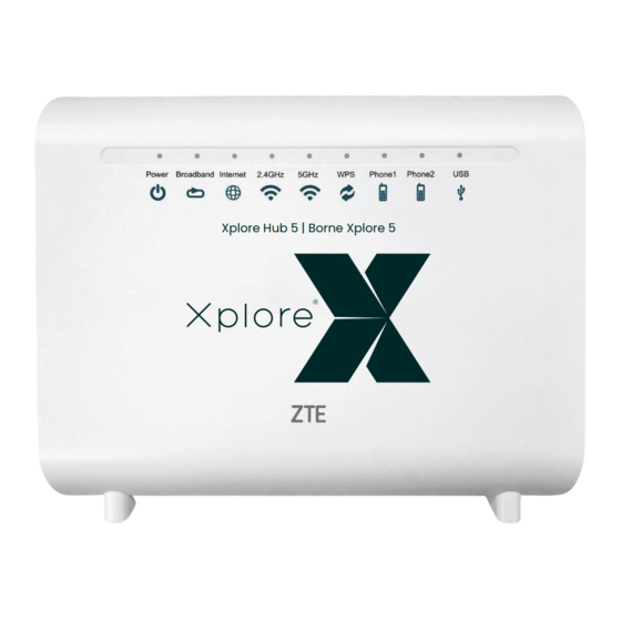 Xplore Hub 5 Easy Setup Manual