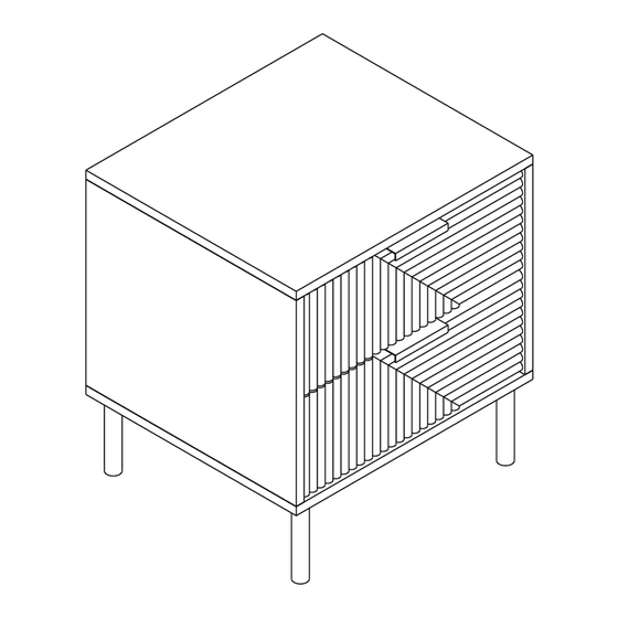 Mocka Phoenix Bedside Table Assembly Instructions Manual