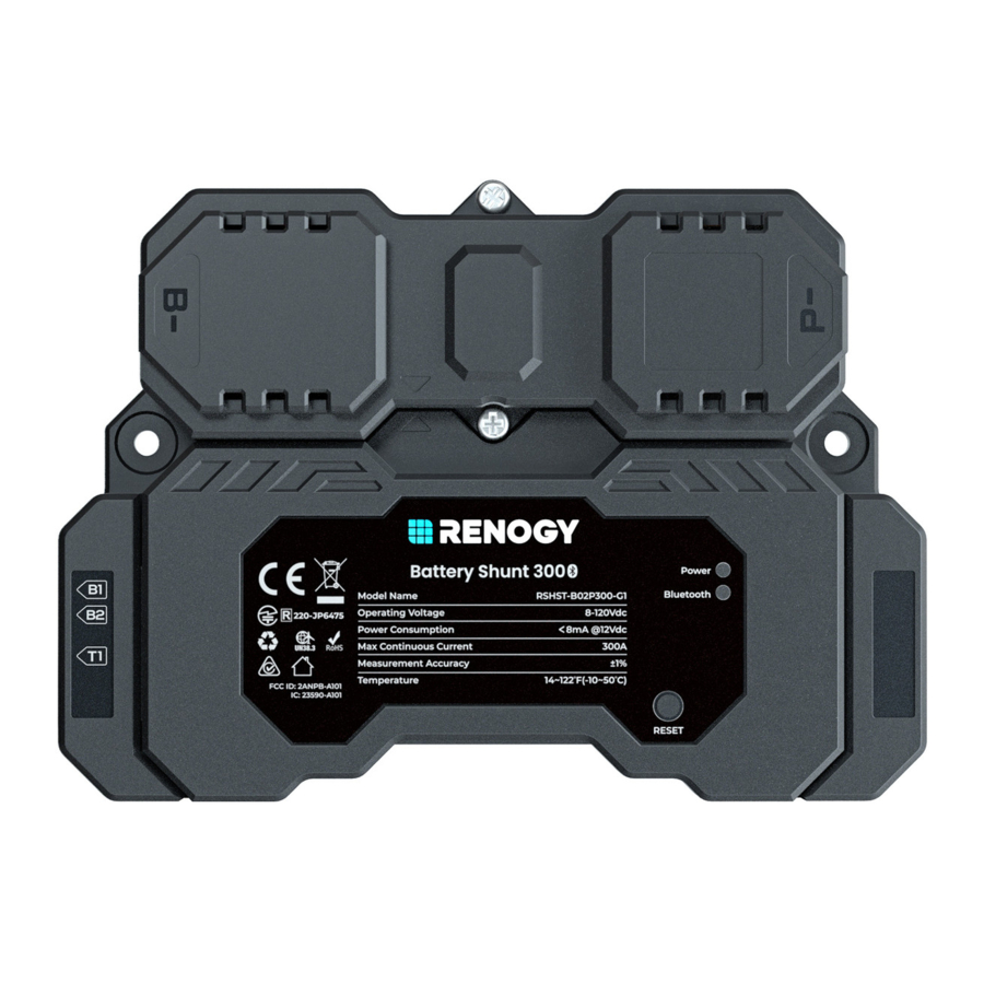 Renogy Battery Shunt 300 (RSHST-B02P300-G1) Manual