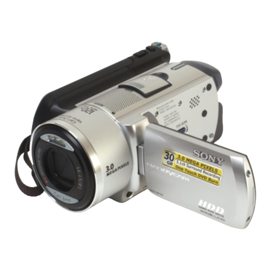 Sony Handycam DCR-SR100 Operating Manual