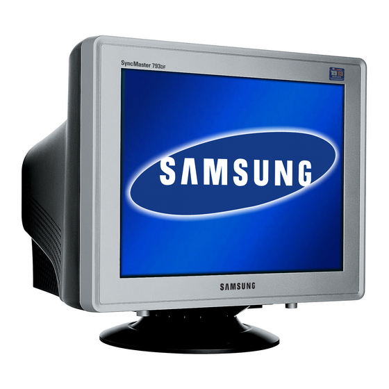 Samsung SyncMaster 591S Manual