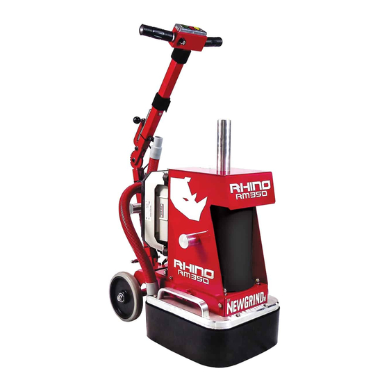 Newgrind Rhino RS150 Operator's Manual