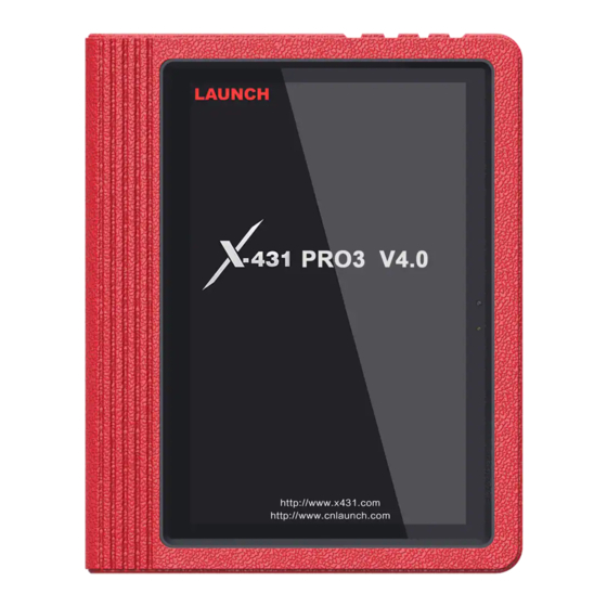 Launch X-431 PRO3 User Manual