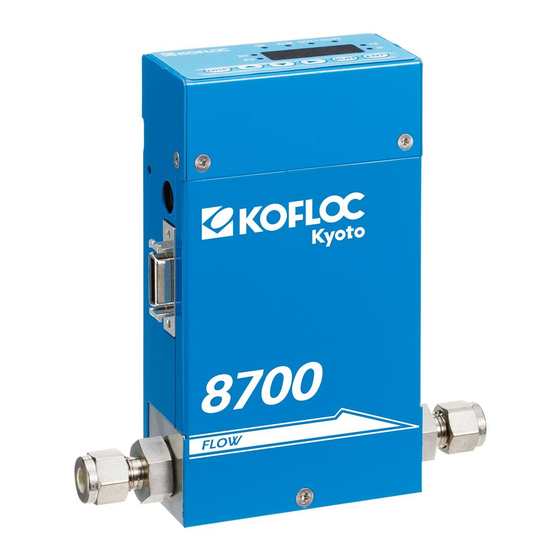 Kofloc 8700 Series Instruction Manual