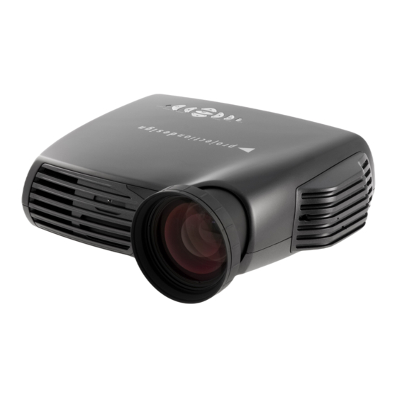 Projectiondesign F12 Series Brochure & Specs