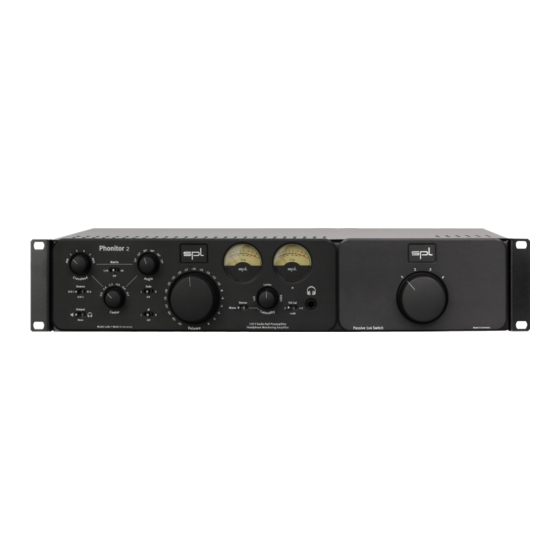 SPL Phonitor 2 1530 Assembly Instructions Manual