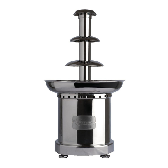 User Manuals: JMPosner SQ1 Chocolate Fountain Appliance