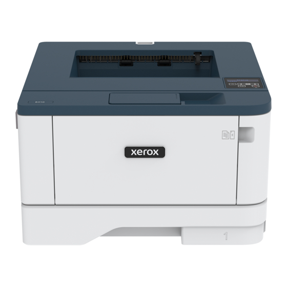 XEROX B310 USER MANUAL Pdf Download | ManualsLib